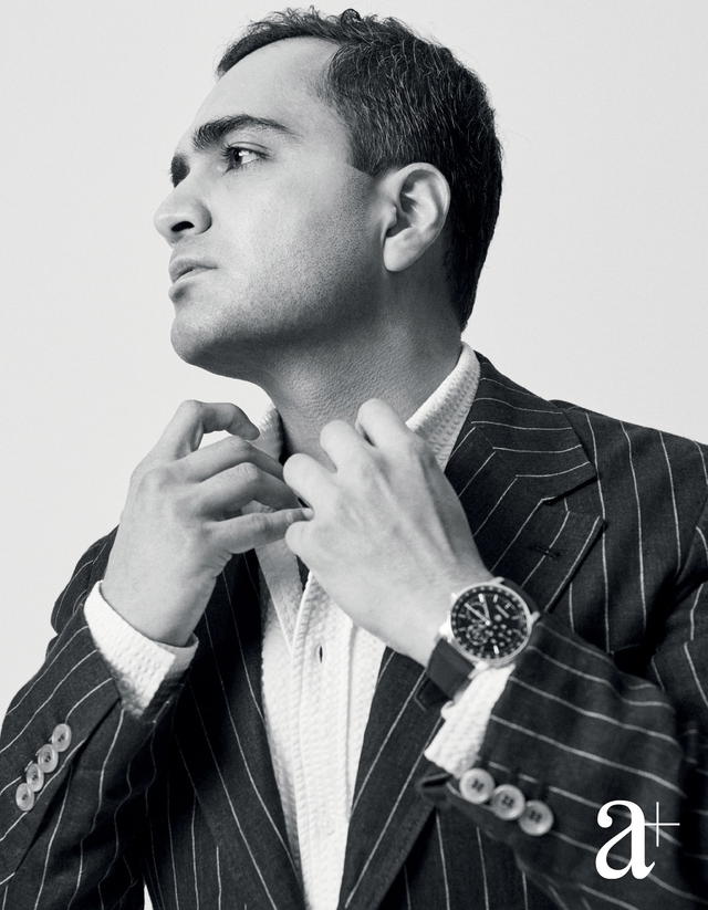 Vir Kotak black and white portrait