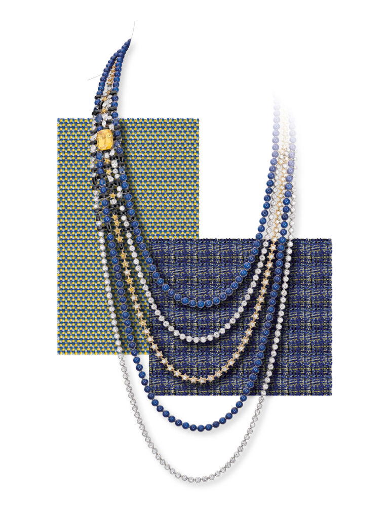 Tweed Étoile collier