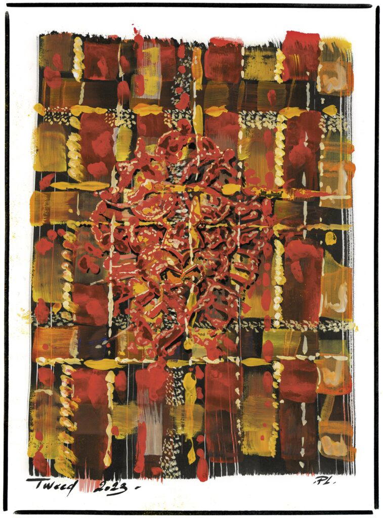 Tweed Lion sketch by Patrice Leguéreau (Credit: Chanel)