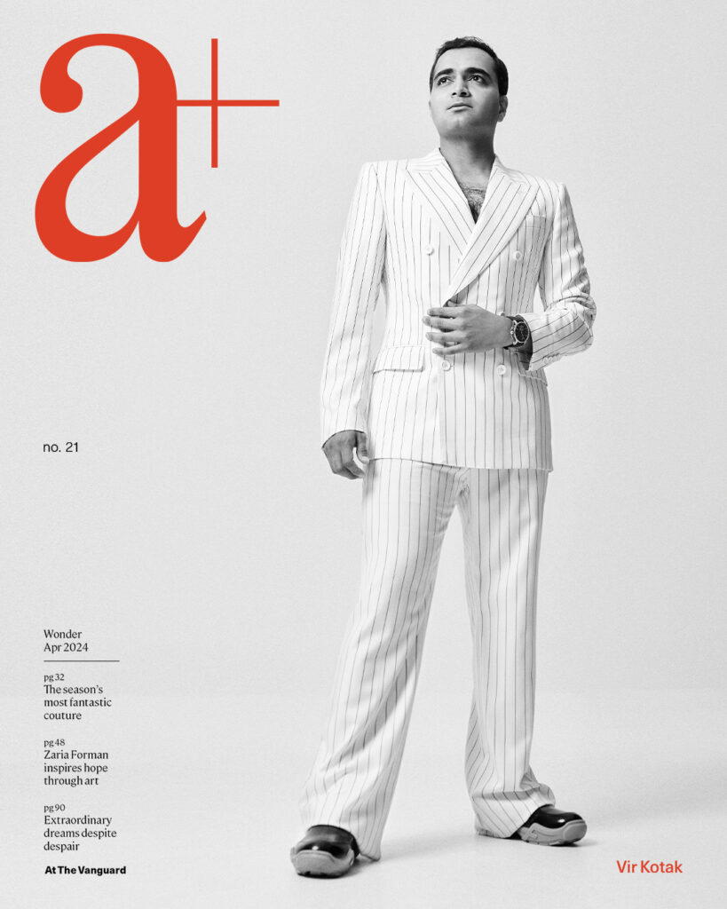 Vir Kotak on the cover of a+ Singapore