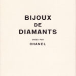 The original press kit cover and photographs from Gabrielle Chanel’s Bijoux de Diamants exhibition in 1932 (Credit: Chanel)