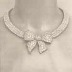 The original press kit cover and photographs from Gabrielle Chanel’s Bijoux de Diamants exhibition in 1932 (Credit: Chanel)