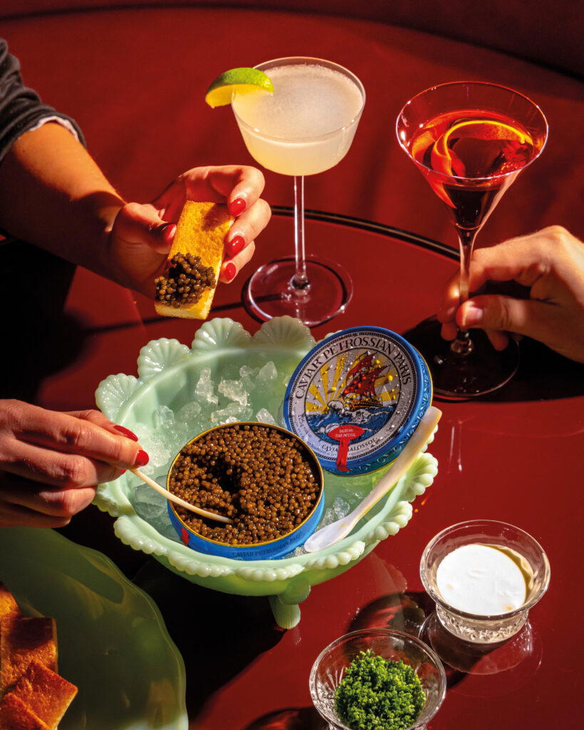 Caviar and cocktails