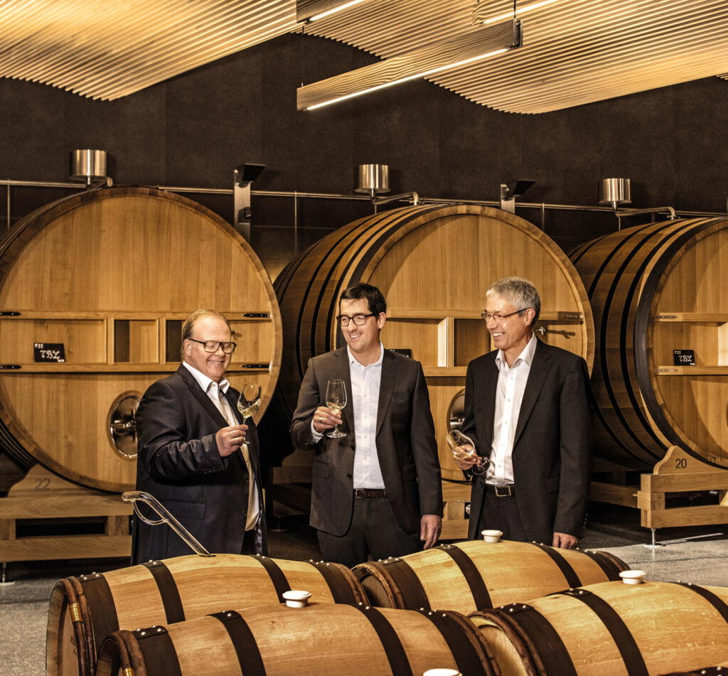 Drinking in the cellar