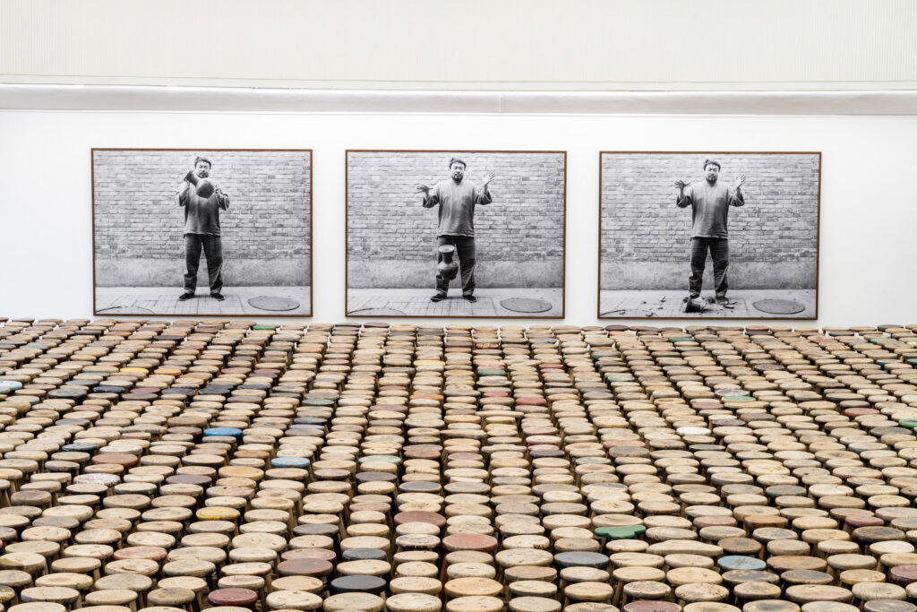 One of the works featured in Ai Weiwei's Neither Nor exhibition