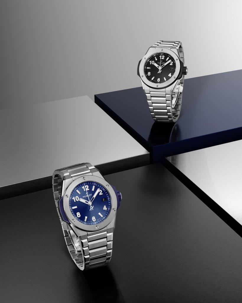 Big Bang Integrated Time Only 38mm in brushed titanium (Credit: Hublot)