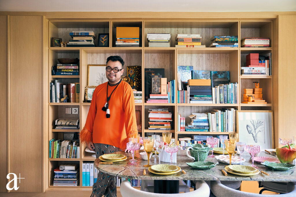 Art collector Ryan Su at home