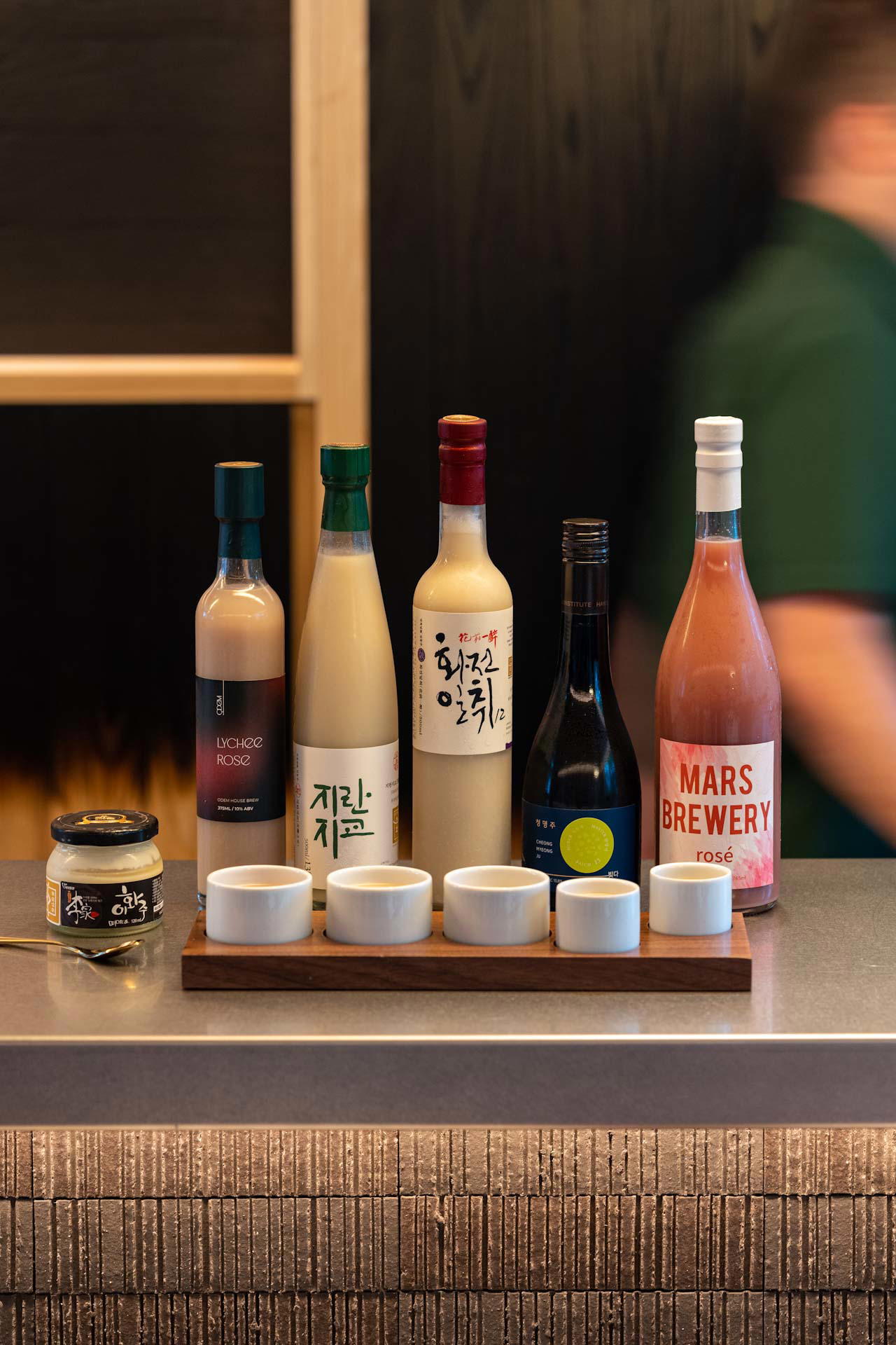 A makgeolli flight at Odem