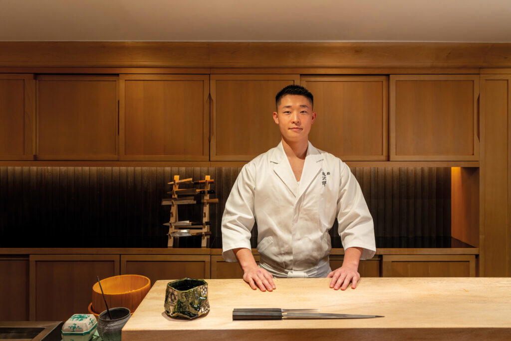 Head chef Naruki Ikeda leads Sushi Ryujiro Singapore