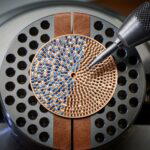 The dials are painstakingly set to create an irregular effect and a harmonious colour rendering (Credit: Audemars Piguet)