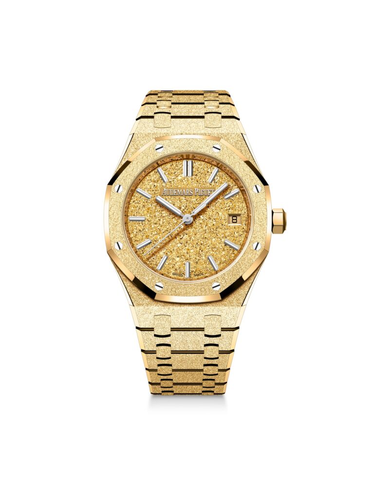 Royal Oak Frosted Gold Selfwinding in yellow gold (Credit: Audemars Piguet)