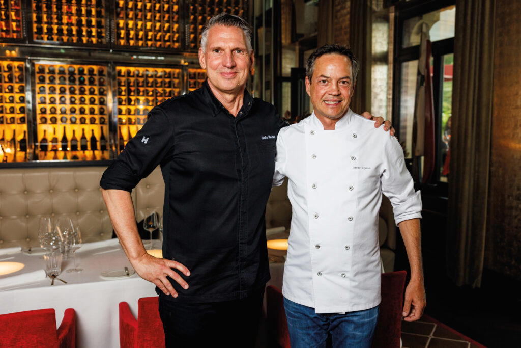 Nieder and Javier Torres of Hermanos Torres in Barcelona