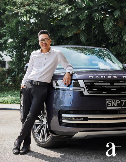 Nathaniel Phua with the Range Rover SWB 3.0L Phev Autobiography (Credit: Zaphs Zhang. )