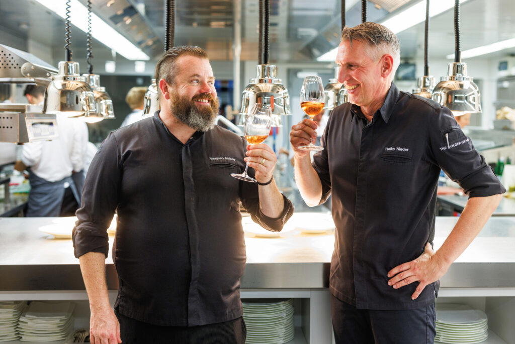 Vaughan Mabee of Amisfield, New Zealand, with Nieder