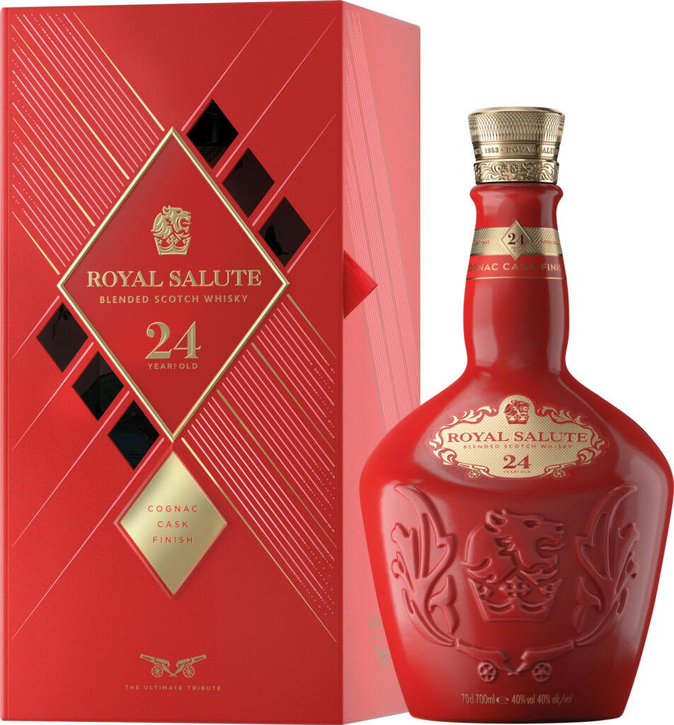 The Asia-exclusive  Royal Salute 24 Year Old Cognac Cask Finish
