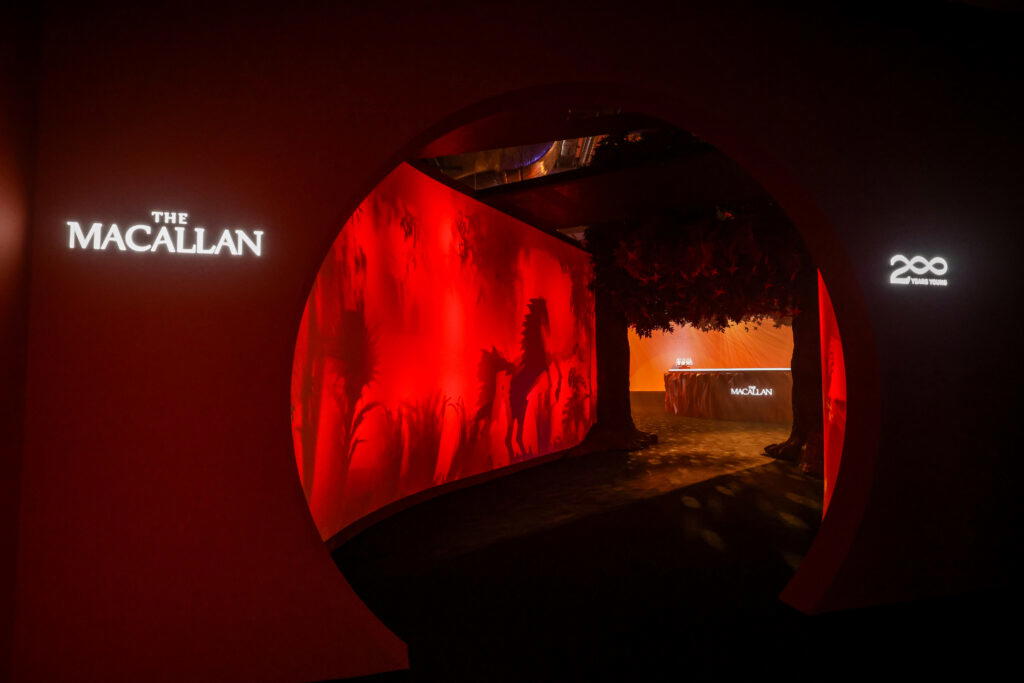 As guests explore the brand’s story, they will be presented with a tasting of The Macallan Sherry Oak 18 Years Old, the iconic sherry-seasoned oak whisky
