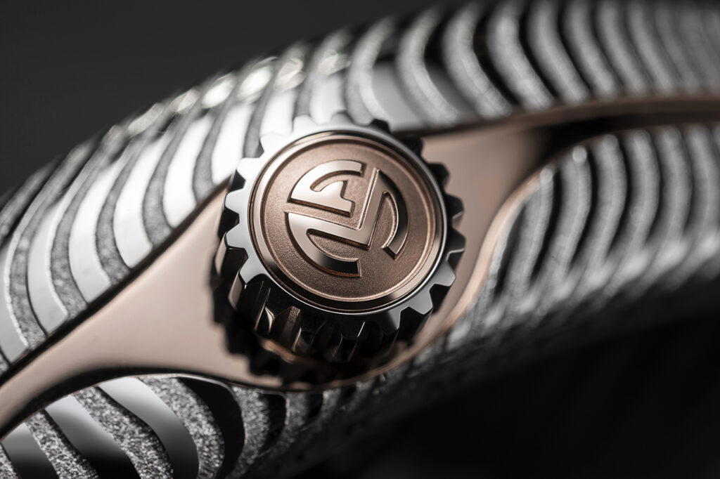 Franck Muller Vanguard Damascus Steel Sincere Platinum Jubilee Edition