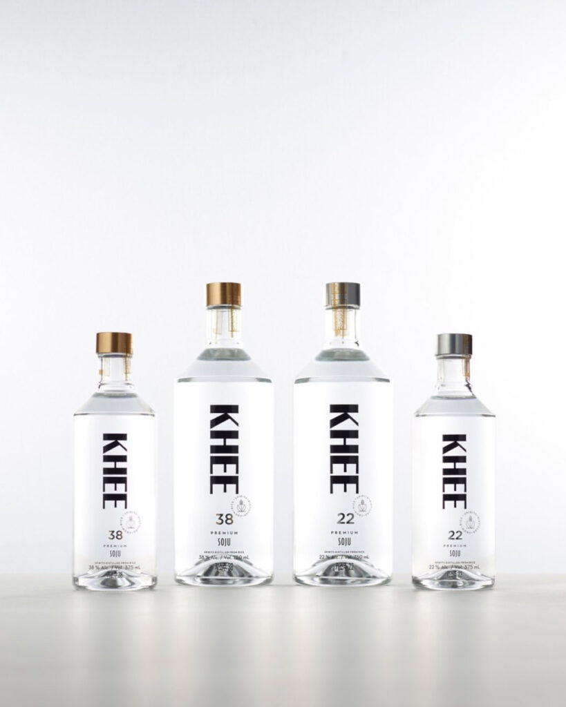 Khee soju comes in two variants: Khee 38 Premium Soju and Khee 22 Premium Soju