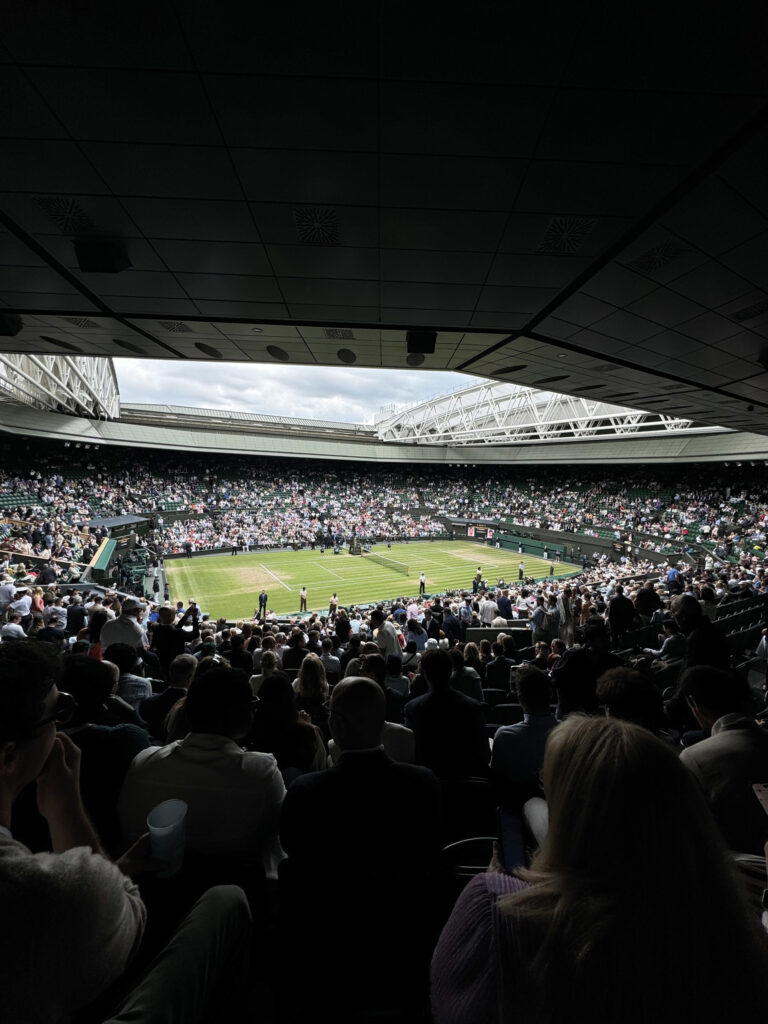 The men’s singles semi-finals at Wimbledon