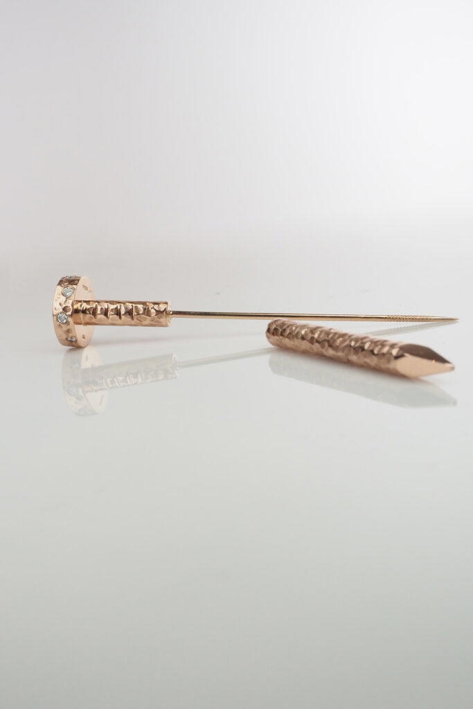 Nails and Souls Lapel Pin, Tai-Heng Cheng