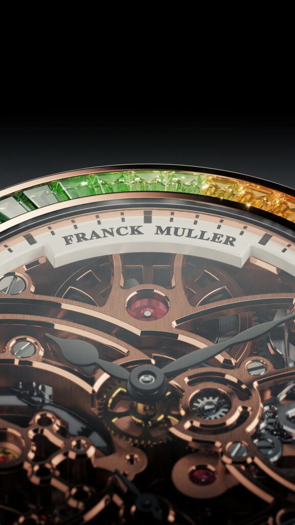 Franck Muller Round Skeleton Baguette 31mm