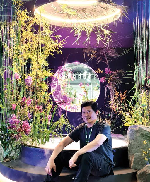 Harijanto "Hari" Setiawan and his ‘Passage of Clouds’ for the 2023 Asia Pacific Orchid Conference