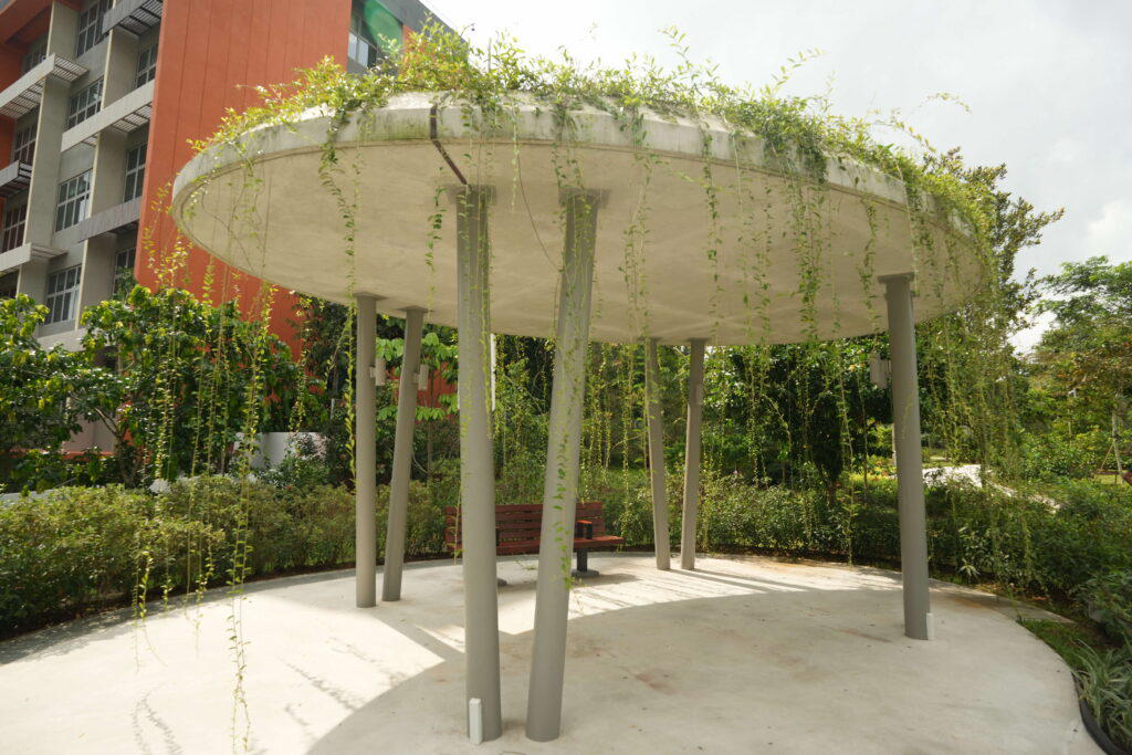 At Woodlands Healing Garden, you can take a break from the sun