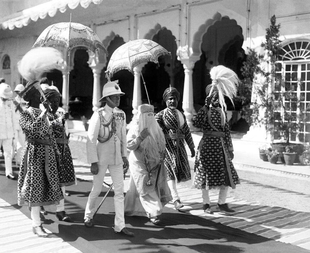 The Prince of Wales (later King Edward VIII) and Sultan Shah-Jahan, Nawab Begum of Bhopal