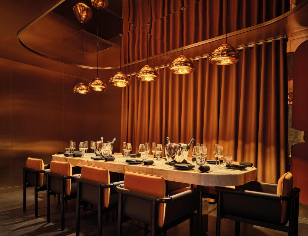 The private dining room