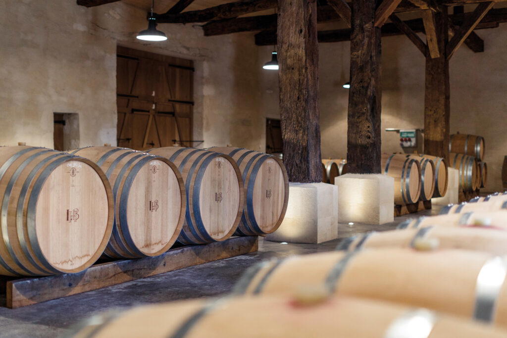 Wines aged in French oak barrels