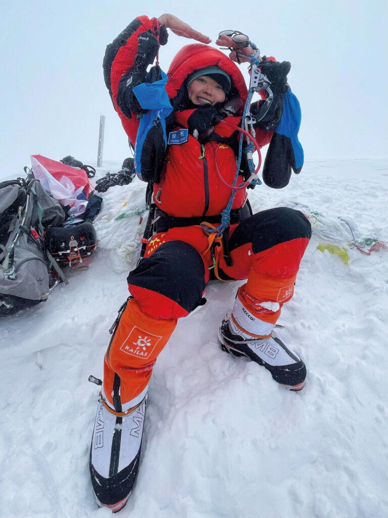 Triumphant after conquering K2