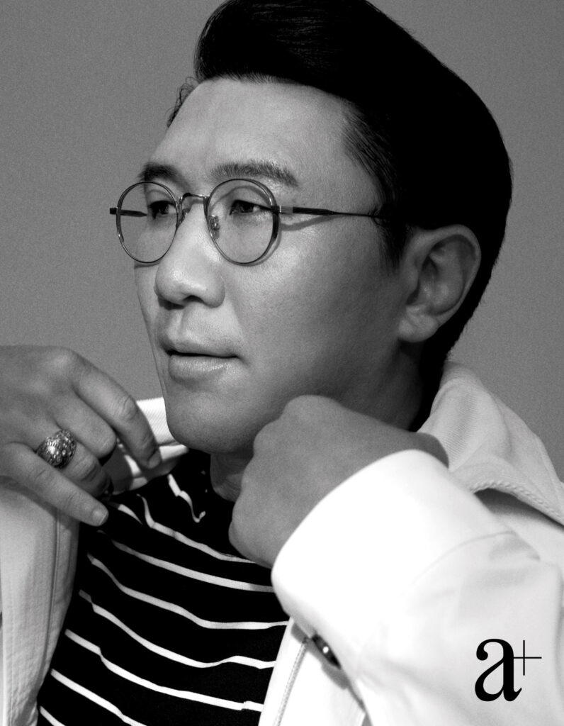 Technical cotton gaberdine parka and cashmere blend knit T-shirt, both from Brunello Cucinelli (Credit: Joel Low)