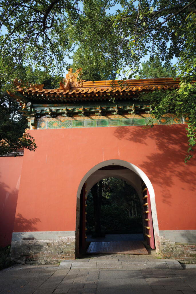 A gate at Xiaoling Mausoleum of the Ming Dynasty