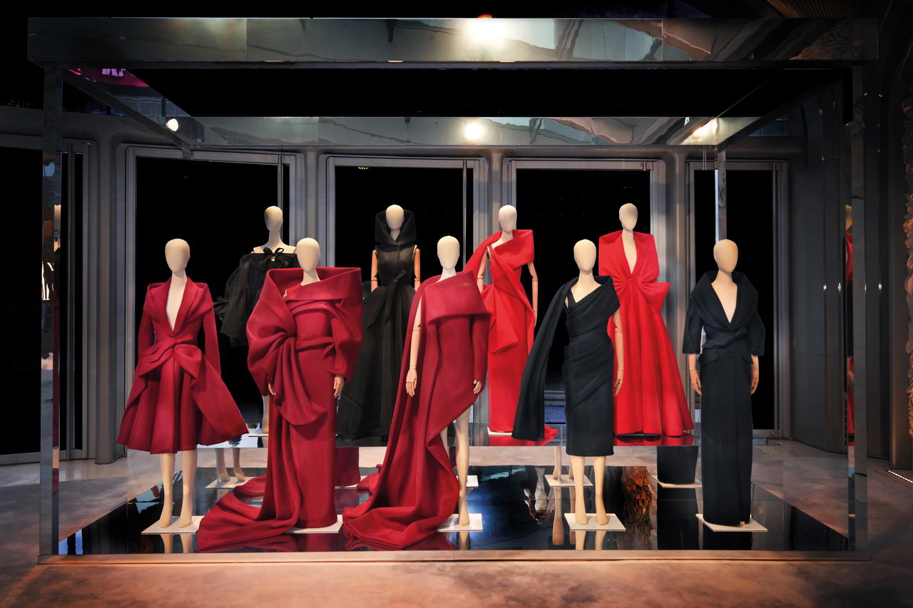 Mohamed Benchella’s striking silhouettes evoke old-world elegance through a modern prism