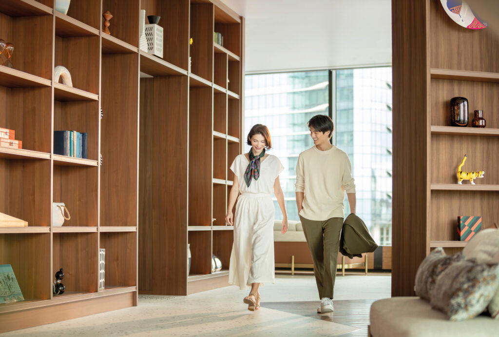 Guests at Canopy by Hilton Osaka Umeda enjoy a relaxed, casual atmosphere