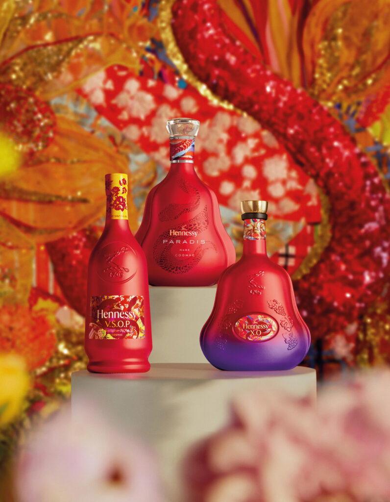 Hennessy’s limited-edition collection developed with Chinese fashion designer Shuting Qiu