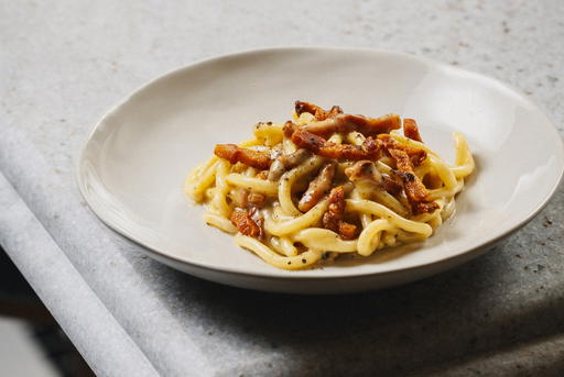 Cacio e Pepe with Crispy Guanciale