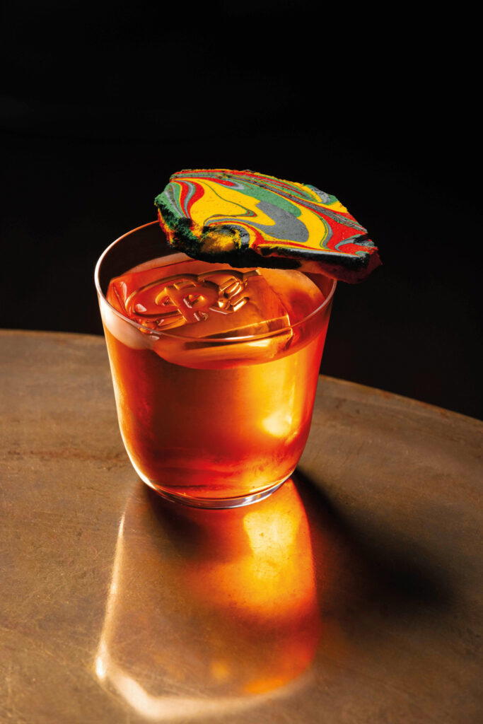 Visions of Stella, an orange cold brew, uses coffee grounds