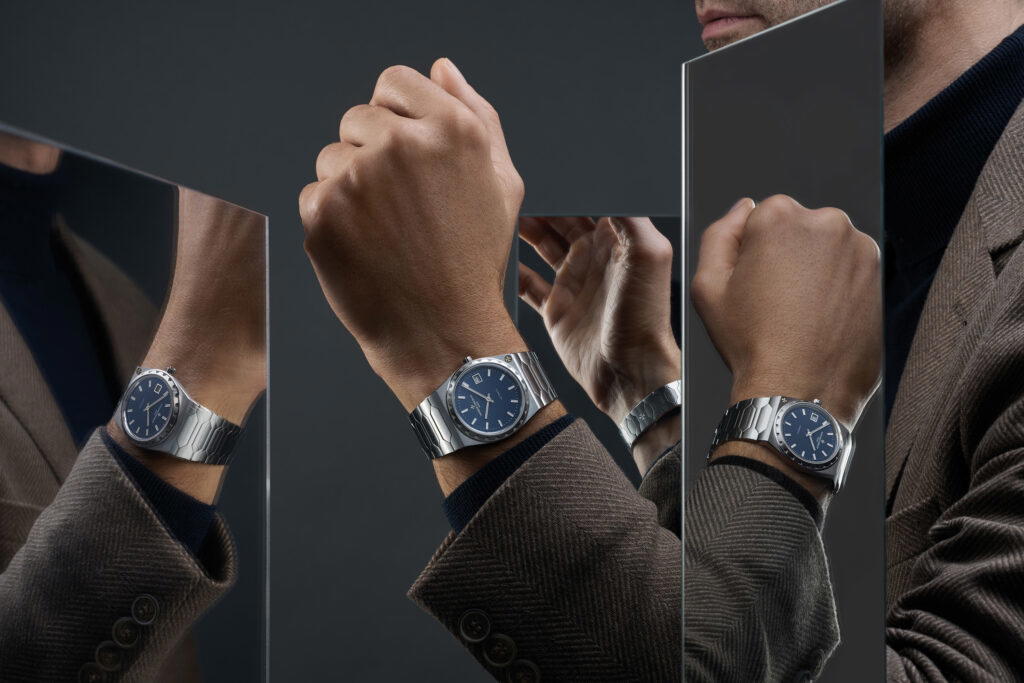 The dial’s deep blue hue is a signature of Vacheron Constantin’s modern sports watches (Credit: Vacheron Constantin)