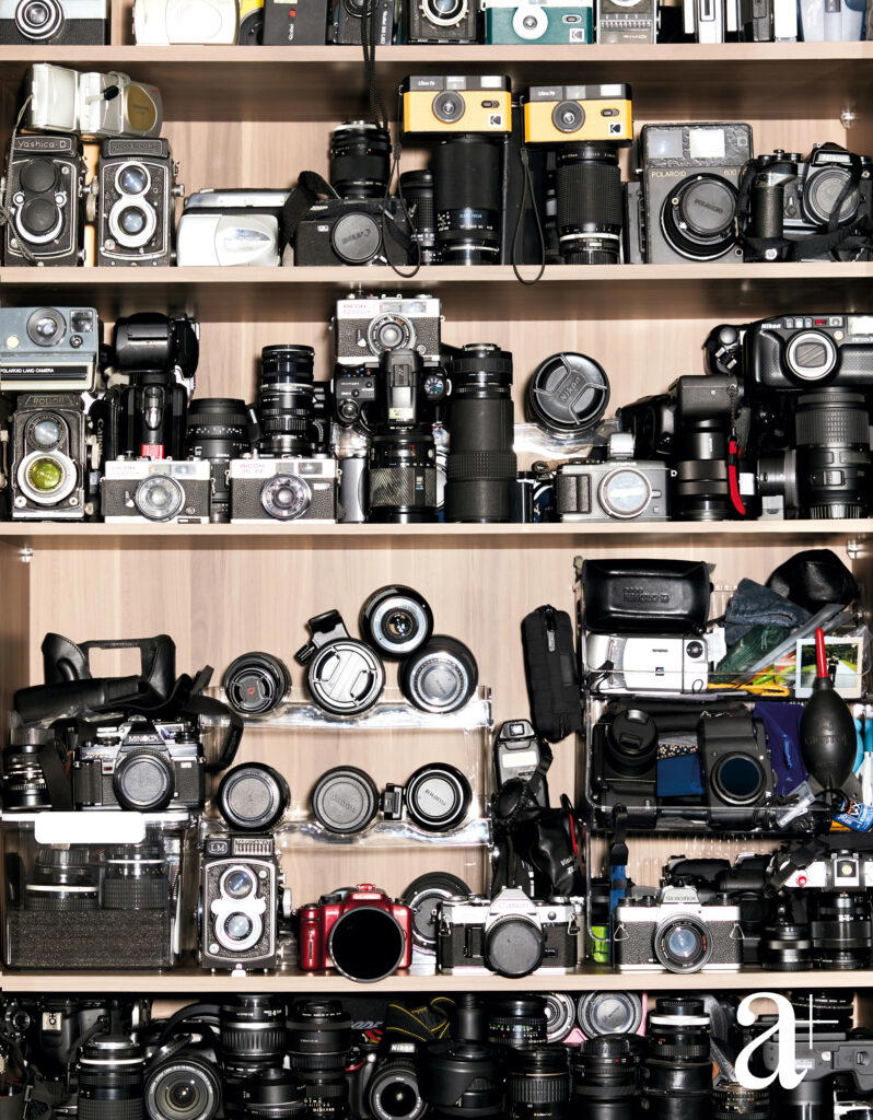 So far, Poh has collected more than 300 cameras