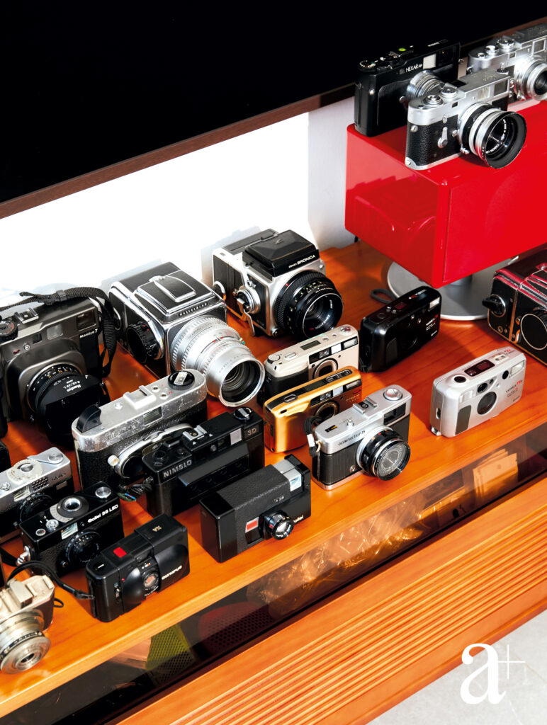 Film cameras appeal to Poh’s nostalgic side