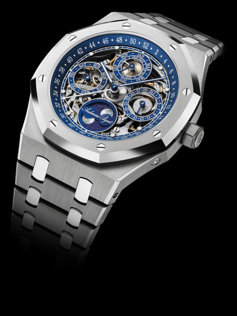 Royal Oak Perpetual Calendar Openworked “150th Anniversary” in titanium and BMG
