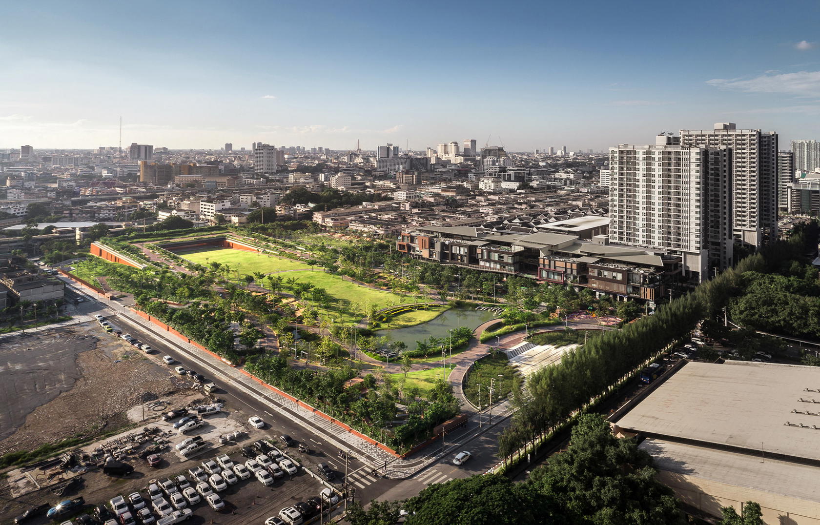 Chulalongkorn University Centenary Park was Bangkok’s first green infrastructure (Credit: Panoramic Studio/Landprocess)
