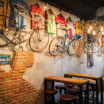 The Carminagent 1933 (left) and Cinelli Super Corsa 1951. Photo: Yvonne Isabelle Ling