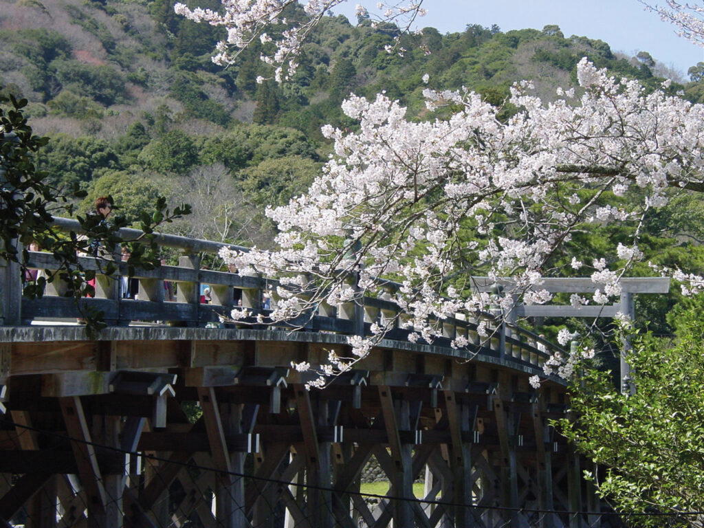 The Uji Bridge marks the boundary between the temporal and sacred realms. Photo: Visit Iseshima