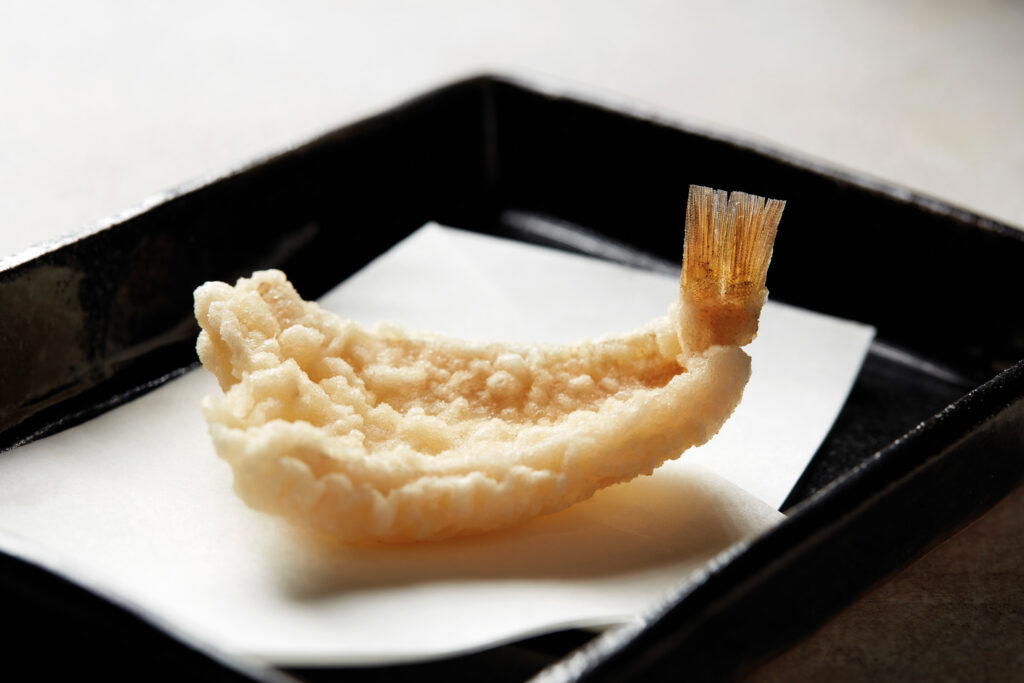 Kisu tempura refers to Japanese whiting. Photo: Tempura Ensei