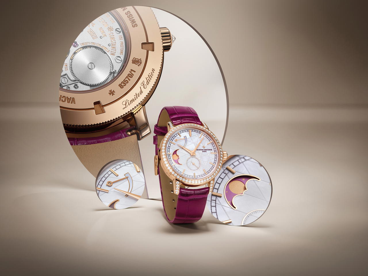 Traditionnelle Moon Phase in pink gold, limited to 270 pieces (Credit: Vacheron Constantin)