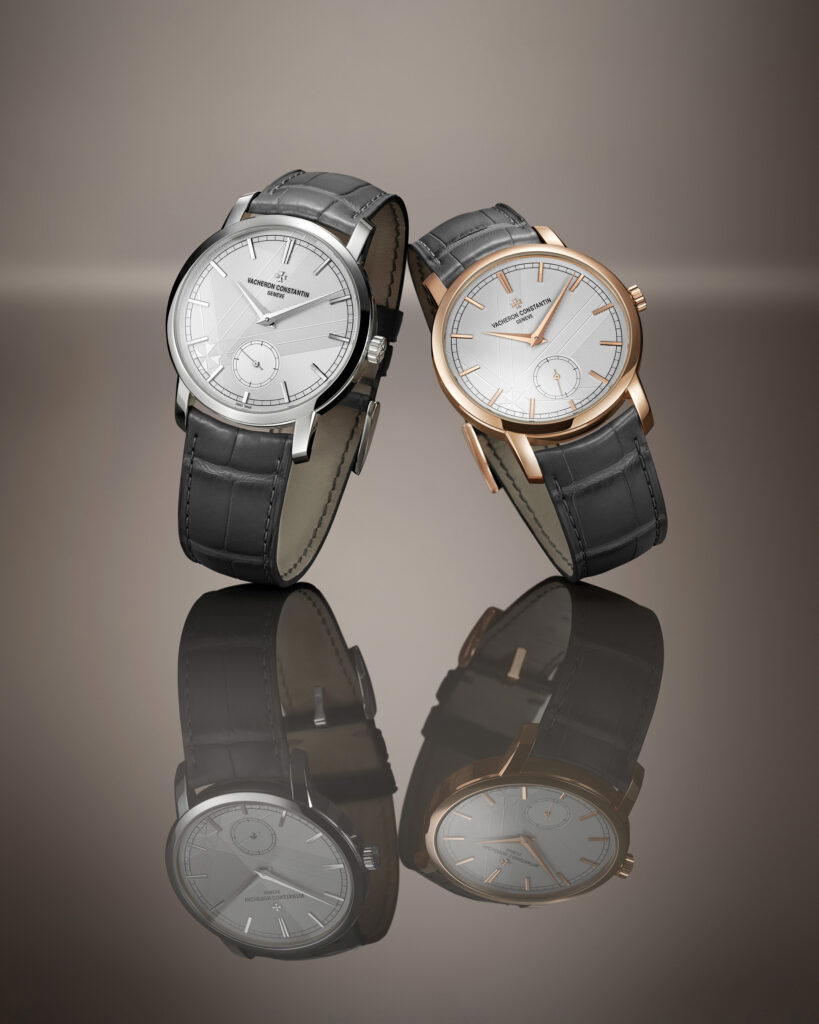 Traditionnelle Manual-Winding in platinum or pink gold, limited to 370 pieces each (Credit: Vacheron Constantin)