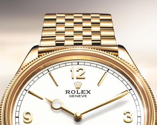 Perpetual 1908 in yellow gold, from Rolex (Credit: Rolex)