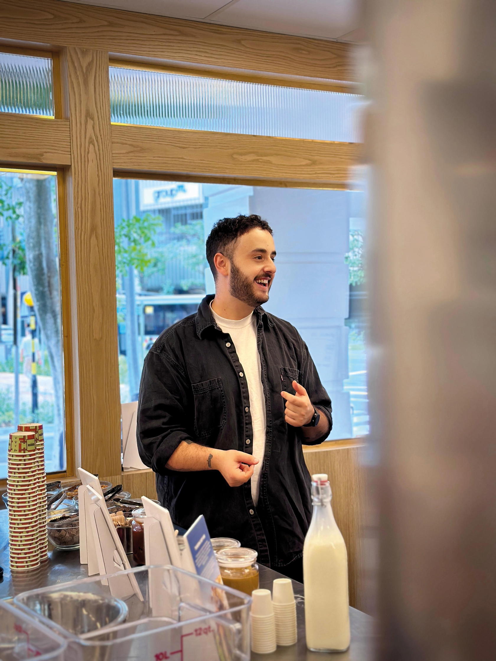 By age 12, Palumbo was digging up gelato for excited customers. Photo: Gelato Messina